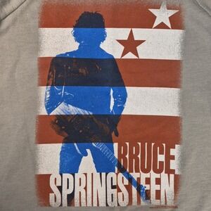 Bruce Springsteen Live Nation Off Shoulder Sweatshirt Wmn's Med Long Sleeve Gray